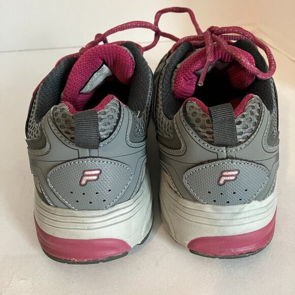 Fila Womens  5HR18055-258 Gray Running Shoes Sneakers Size 9.5 - Picture 4 of 9